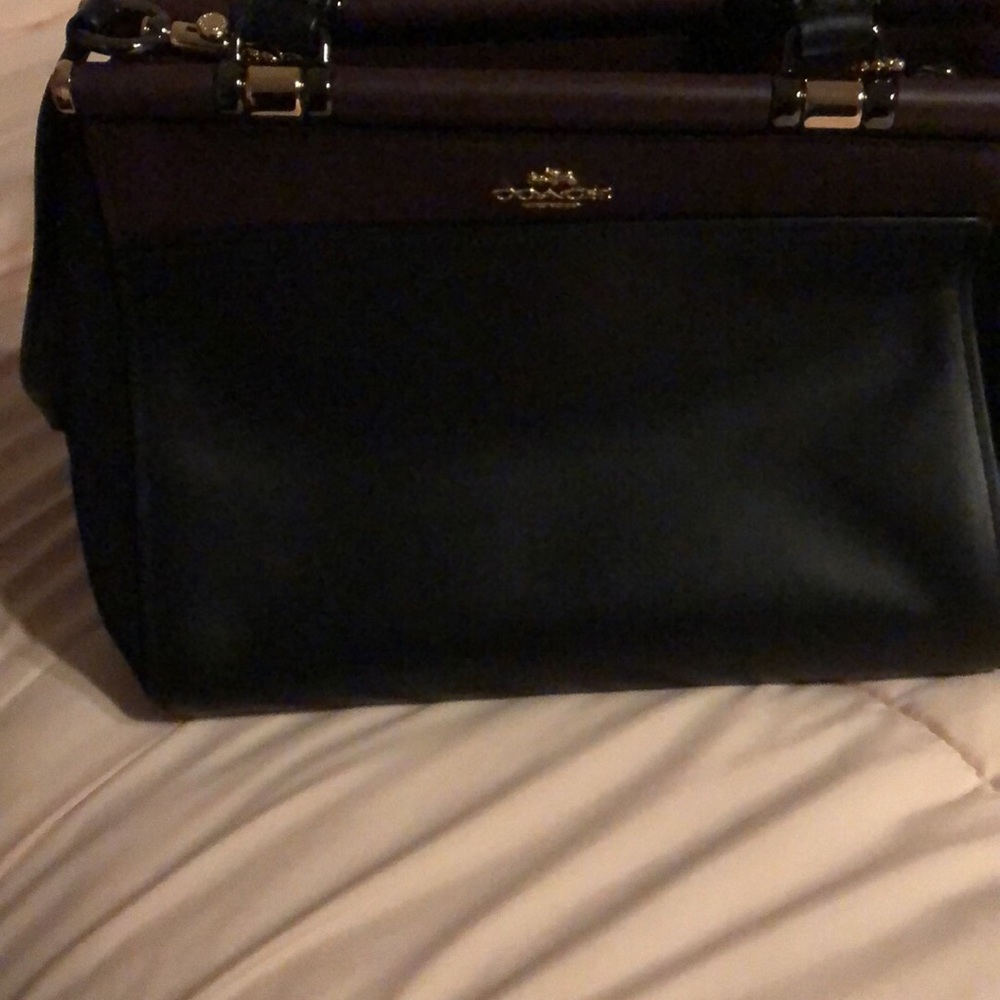 Coach black cherry Selena Gomez purse